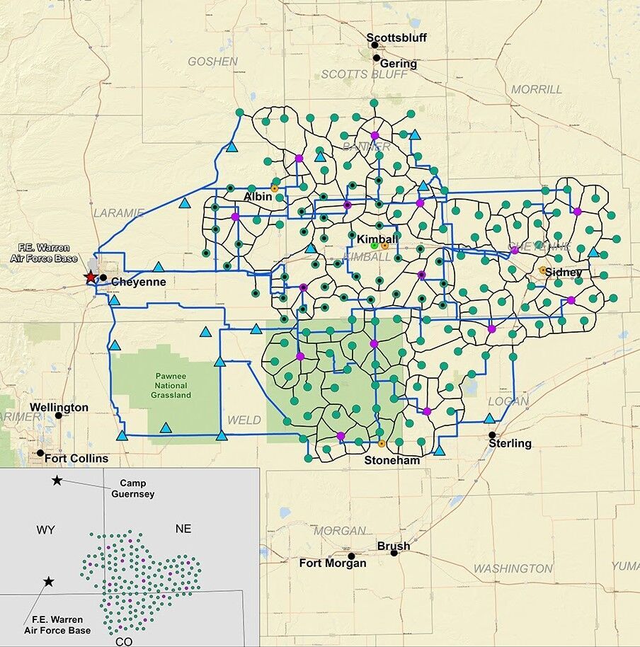 COPYRIGHT RESTRICTED Missile silo map
